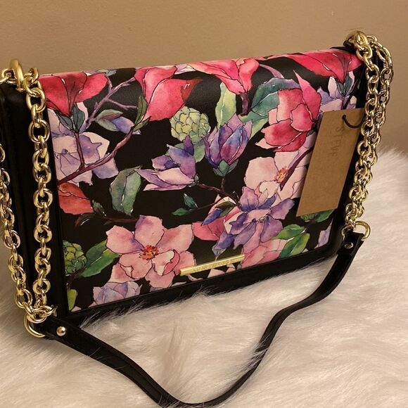 NWT Steve Madden Floral Shoulder Bag - Multi-Color - Picture 2 of 13